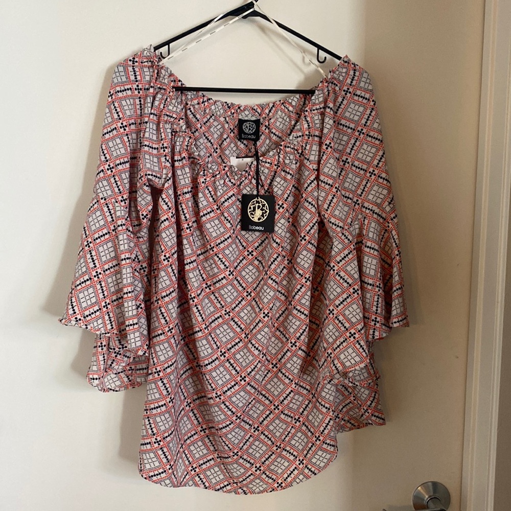 Bobeau Off the Shoulder Top XL new